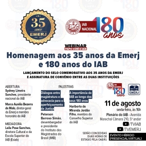 IAB e Emerj assinarão convênio em celebração pelos aniversários das entidades