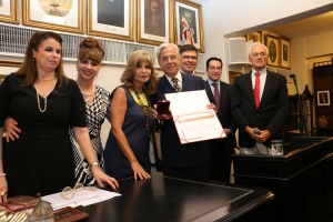 Da esq. para a dir., Adriana Brasil Guimarães, Kátia Tavares, Rita Cortez, Hariberto de Miranda Jordão Filho, Luciano Bandeira, Fábio Nogueira e Fernando Fragoso