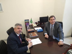 Sydney Sanches e Peterson Barroso Simão (Foto: Conceição Sá / Divulgação IMB)