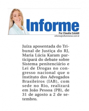 Juíza Karam no Congresso Nacional do IAB