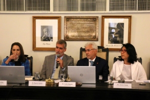 Da esq. para a dir., Marcia Dinis, Rogerio Schietti, Carlos Eduardo Machado e Janaína Matida