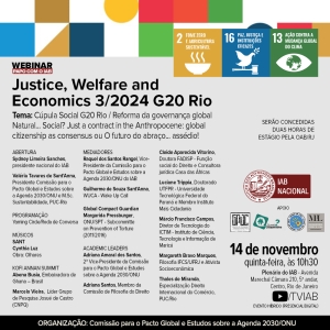 IAB | Webinar Papo com o IAB - Justice, Welfare and Economics 3/2024 G20 Rio