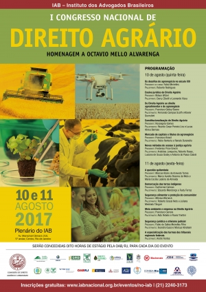 I Congresso Nacional de Direito Agrário