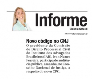 Novo código no CNJ