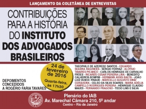 Contribuições Para História Do Instituto Dos Advogados Brasileiros