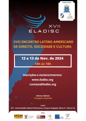 [ELADISC] XVII Encontro Latino-americano de Direito , Sociedade e Cultura