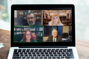 (A partir do alto, à esquerda, no sentido horário), Torquato Jardim, Rita Cortez, Carlos Mário da Silva Velloso Filho e Vânia Aieta