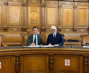 John Vervaele e Carlos Eduardo Machado