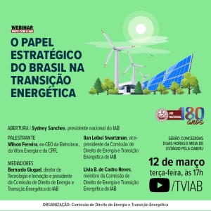 IAB | Webinar Papo com o IAB - O papel estratégico do Brasil na transição energética