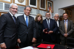 Da esq. para a dir., Carlos Eduardo Machado, Antonio Laért Vieira Junior, Rita Cortez, José dos Santos Carvalho Filho, Manoel Messias Peixinho e Marco Aurélio Bezerra de Mello