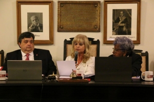  Da esq. para a dir., Bernardo Gicquel, Rita Cortez e Edmée da Conceição Cardoso