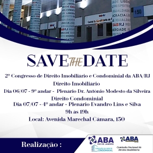 2° Congresso de Direito Imobiliário e Condominial da ABA-RJ