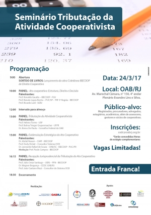 Seminário Tributação da Atividade Cooperativista