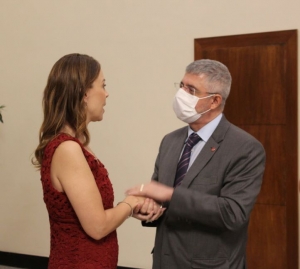 Eunice Bitencourt Haddad e Sydney Sanches