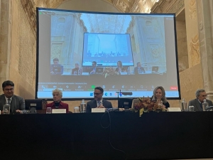 Da esq. para a dir., Rodrigo Botelho Corrêa, Jeanne Machado, Gustavo Fuscaldo, Teresa Letras e Coutinho de Abreu