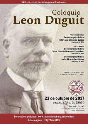 Colóquio Leon Duguit