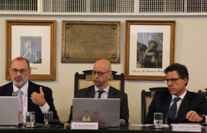 Da esq. para a dir., Sebastião Reis, Marcio Barandier e Paulo Ribeiro