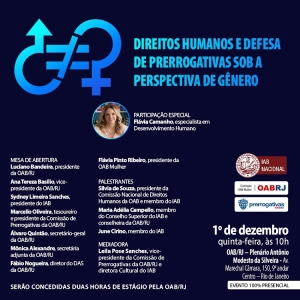 Direitos Humanos e Defesa de Prerrogativas sob a perspectiva de Genero