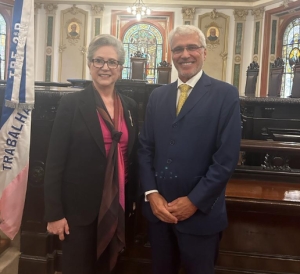 Ellen Gracie Northfleet e Carlos Eduardo Machado