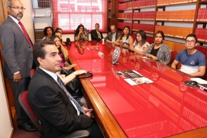 Juristas peruanos visitam o Instituto e fortalecem intercâmbio entre entidades jurídicas