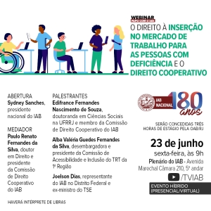 [Webinar - Papo com o IAB] O Direito à Inserção no Mercado de Trabalho