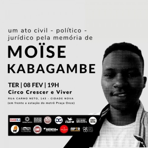 IAB participa de atos de repúdio e por justiça pelo assassinato de Moïse Kabagambe