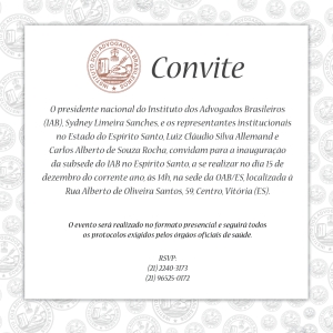 Primeira subsede do IAB no Sudeste será inaugurada no Espírito Santo