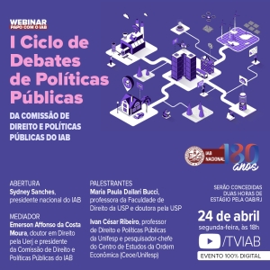 [Webinar - papo com o IAB] I Ciclo de Debates de Políticas Públicas