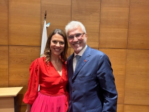 Eunice Haddad e Carlos Eduardo Machado