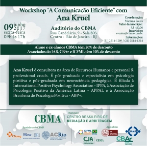 Workshop &quot; A Comunicação Eficiente &quot; com Ana Kruel