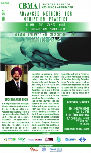 Workshop Advanced Methods For Mediation Practice