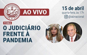 Rita Cortez faz live com o presidente do TRT/RJ, desembargador José da Fonseca Martins Junior, nesta quarta (15/4)