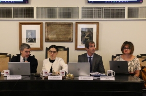 Da esq. para a dir., Alexandre de Assumpção Alves, Thalita Almeida, Gustavo Licks e Marcia Carla Pereira Ribeiro