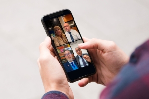  Da esq. para dir., no alto, Rita Cortez e Flávio Pita; embaixo, Paulo Joel Bender Leal e Aderson Bussinger