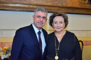 Sydney Sanches e Margareth Dalcolmo