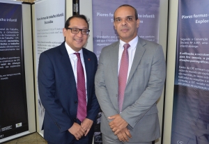 O advogado Daniel Apolônio Vieira e o desembargador José Luís Campos Xavier​​​​​​​