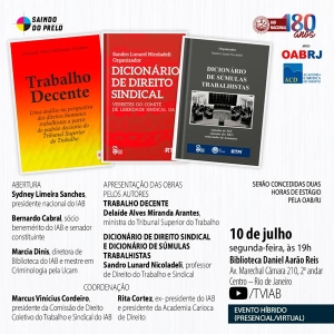 Em celebração aos 80 anos da CLT, IAB lançará livros que abordam direitos trabalhistas e sindicais