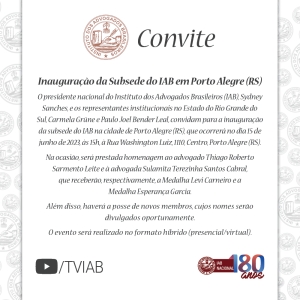 Inauguração da Subsede do IAB em Porto Alegre (RS)