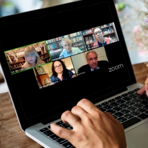 A partir do alto à esquerda, no sentido horário, Rita Cortez, Francisco Amaral, Maria Lucia Gyrão, André Fontes e Leila Maria Bittencourt da Silva