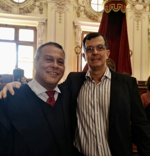Da esq. para a dir.,Torquato Castro e Fábio Túlio Barroso