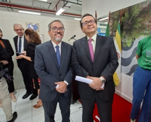 Da esq. para a dir., Nelson Osmar Monteiro Guimarães e Roque Lucarelli Dattoli