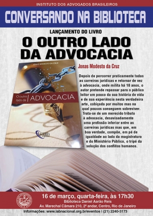 Conversando na Biblioteca - Lançamento do Livro O Outro Lado da Advocacia