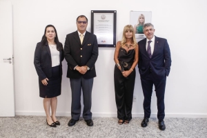 Da esq. para a dir., Christiane Leitão, Jorge Folena, Rita Cortez e Sydney Sanches 